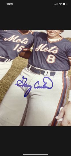 gary carter autographed jersey
