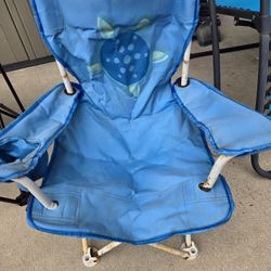 Blue Arm Chair With Case  Child 