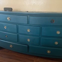 Turquoise/Teal Dresser