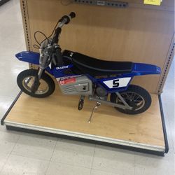 Razor Blue Electric Motorcycle 