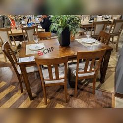 Dining Table Set With 6 Chairs  // Different Models Available 