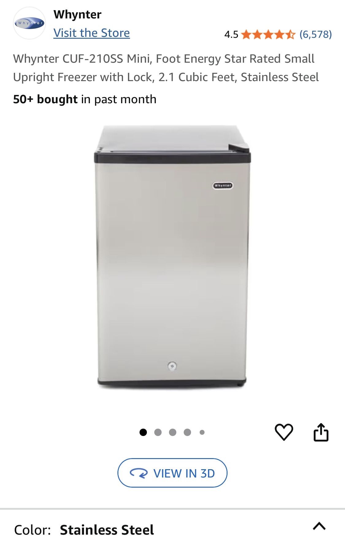 Freezer; Mini, Small (Works perfect)