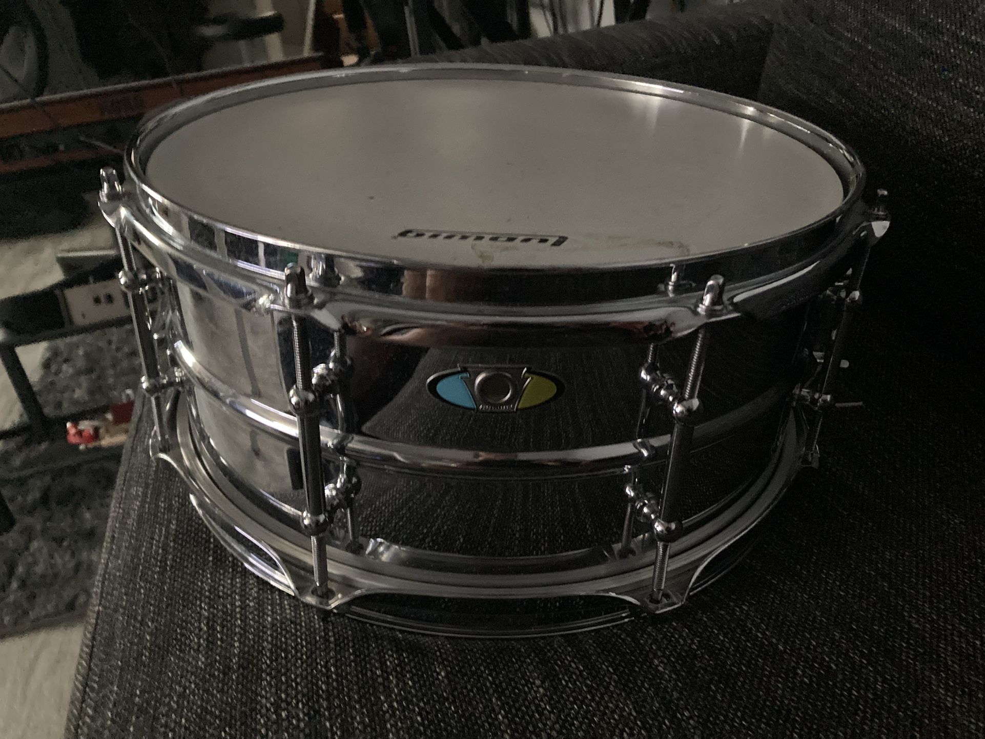 Ludwig Supralite Steel Snare Drum 5.5"X14"