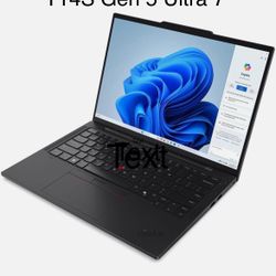 NEW Lenovo Thinkpad T14s Gen 5 14" Ultra 7 155U 16GB 512GB w/ Lenovo Extended Warranty till Sept 2029