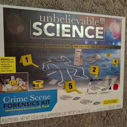 Brand New In Box Unbelievable Science Forensics Crime Scene Kit Gift 