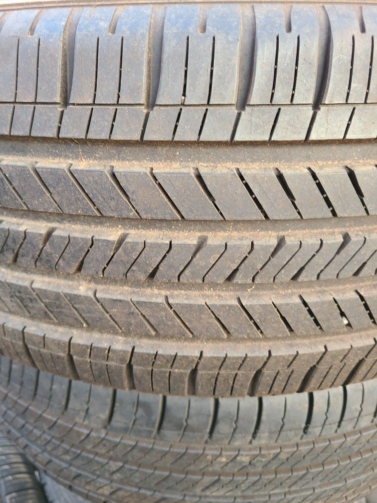 1.   245/45/19.    Goodyear.   70%