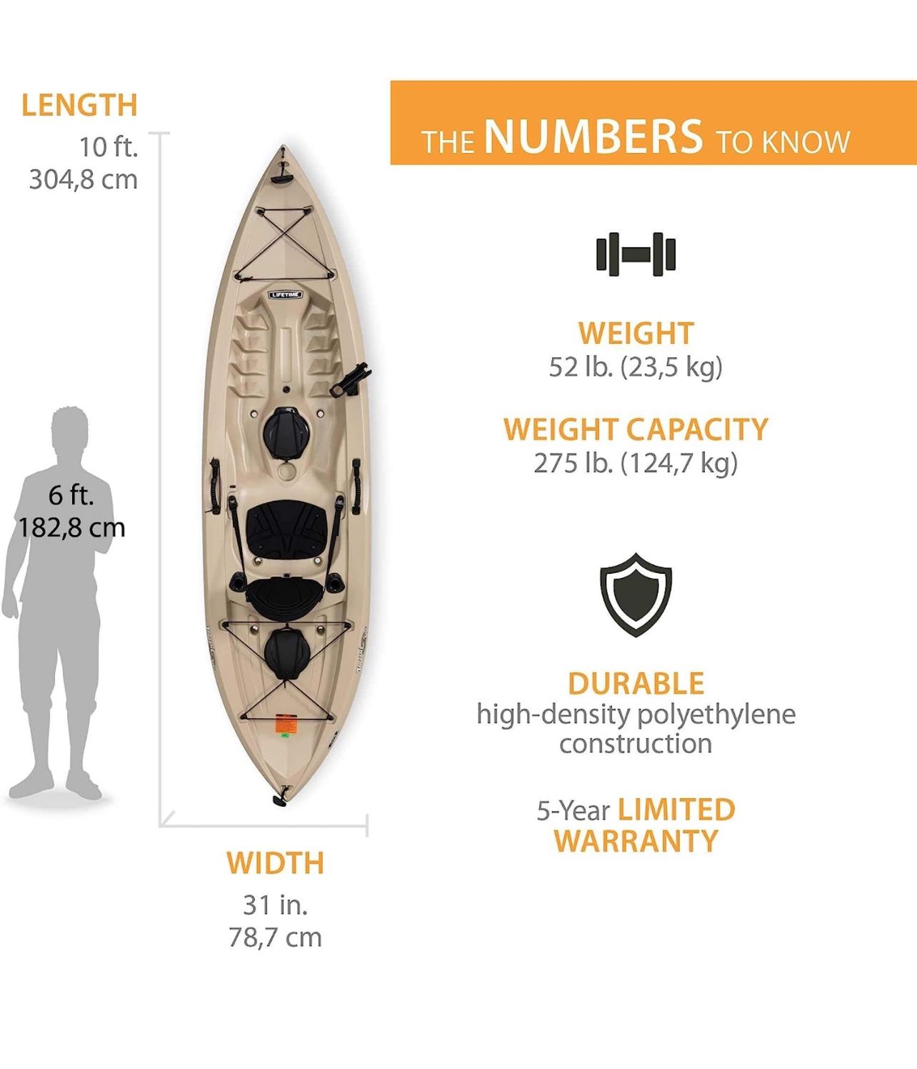 Lifetime Tamarack Angler 100 Fishing Kayak