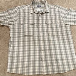 MENS Size xl Patagonia Shirt Short Sleeve Like New!!