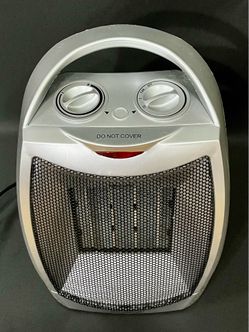 GiveBest 1500W Portable Ceramic Space Heater w/ Thermostat – Quiet, Safe, 2 Heat Settings