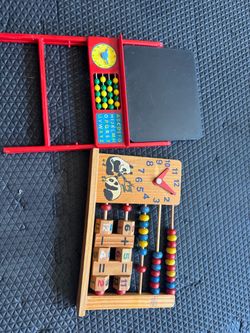 Vintage Kids Educational Abacus Toy Set Lot of 2
