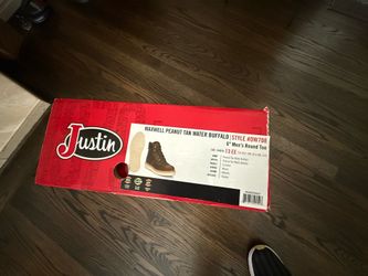 Justin boots style OW708 peanut tan  size 13