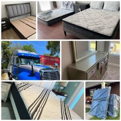 Bed Frames, Mattresses, Box Sprkings ***Sale** Financing & Delivery
