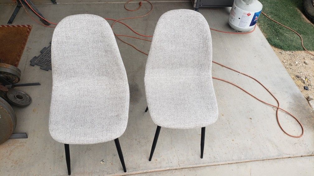 Two Cushion Table Chairs