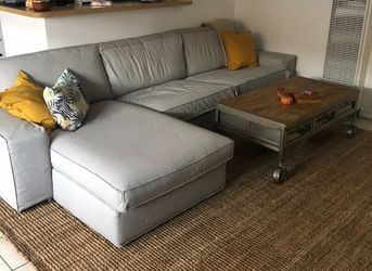 IKEA Kivik Sectional Sofa with Chaise — Includes Extra Set of Covers