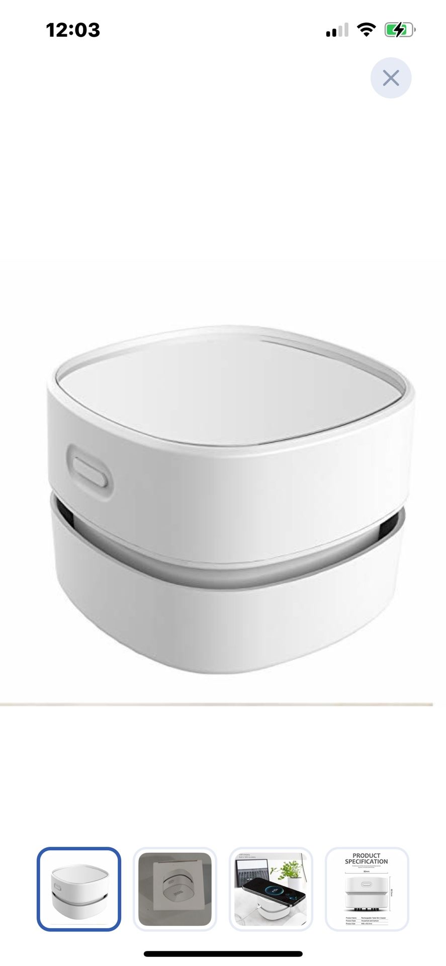 “New”Desk Vacuum Cleaner/phone Charger,w/wireless Charger(up To 400 Min Run Time)cordless