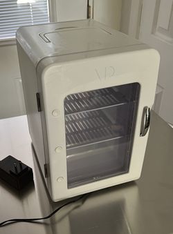 Compact Cosmetics Fridge With Window