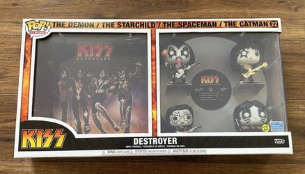 Funko Pop Vinyl KISS - Destroyer # 22 (Album Pack) Sealed Brand New! GITD!