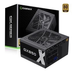GameMax  Series 850W 80 Plus Gold Power Supply GS-850G Black Edition - Open Box