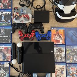🎮 PlayStation 4 Mega Bundle – PSVR + 5 Controllers + 31 Games