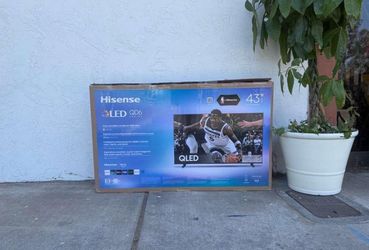 43” Hisense smart 4k Qled tv