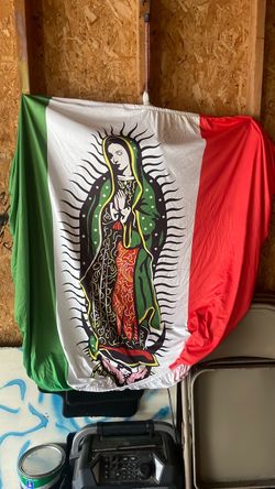 Mexican flag for front car hood
