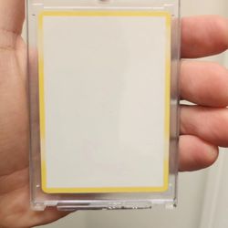 Pokemon Blank Yellow Boarders Error Card 