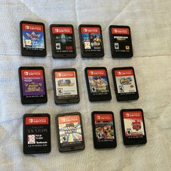 Nintendo Switch Game Lot Bundle Pokemon Let’s go eevee pokken tournament mario kart 8 party kirby