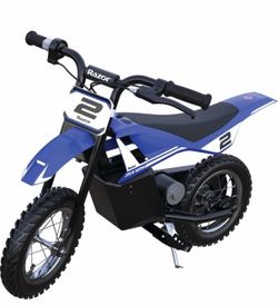 Razor MX125 Dirt Rocket Electric-Powered Bike with Authentic Motocross Geometry, Rear-Wheel Drive,100-watt, high-Torque, Chain-Driven Motor, for Kids 
