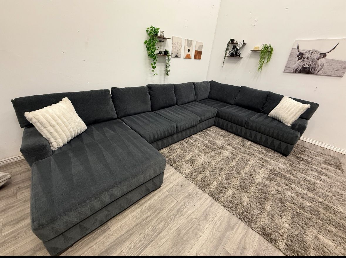 Gray Sectional Couch - Free Delivery