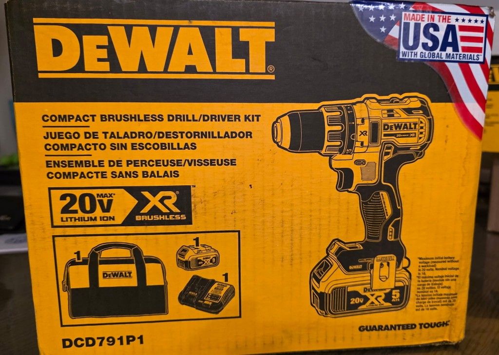 Drill Dewalt 20v Mod DCD791P1