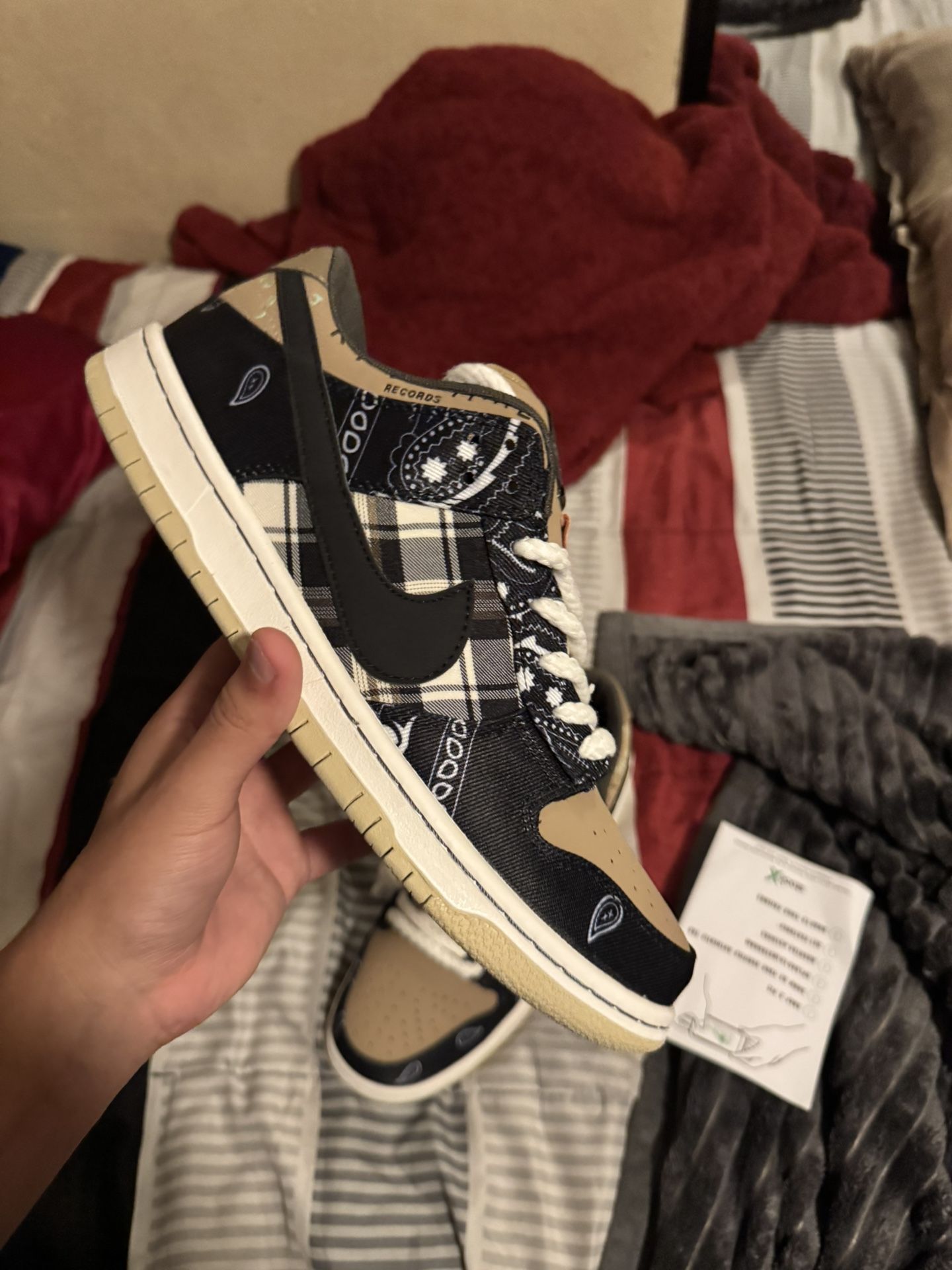 Travis scott sb dunks brand new size 10