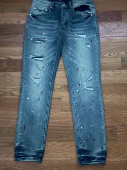 Purple jeans