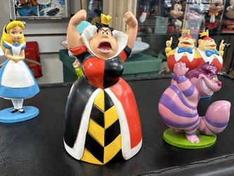 Set Of 6 Disney Alice In Wonderland Figurines