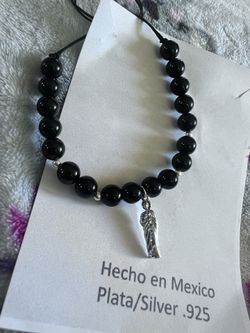 Pulseras Piedras Naturales Y Plata 925 Para Pareja 