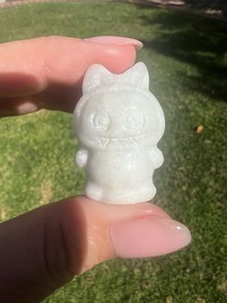 White jade Labubu