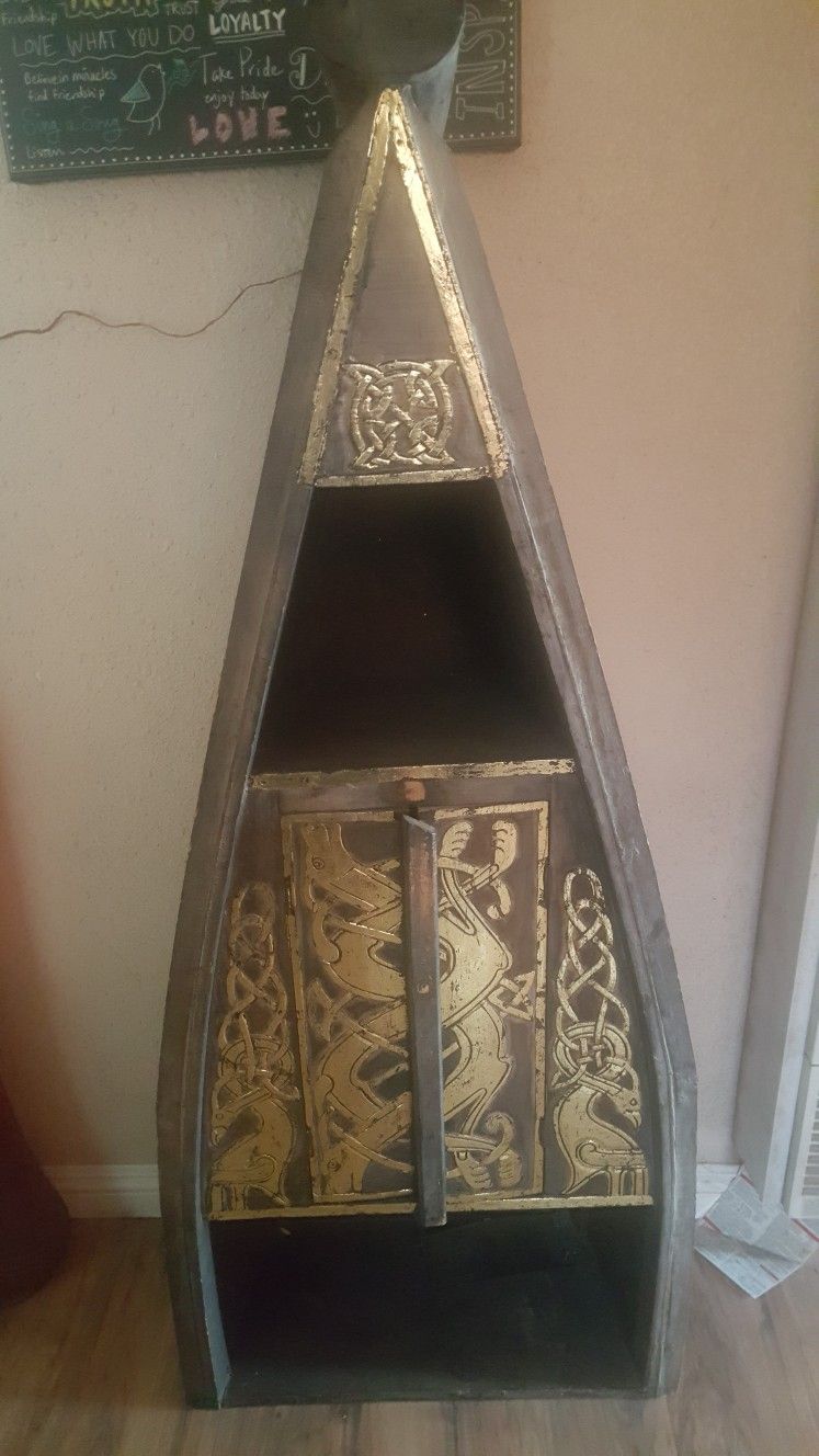 Antique Canoe Cabinet (Shelf)