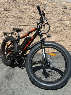 750/1000 Watt Electric Fat Tire MTB Mountain Bike, 24-28mph top speed, throttle and pedal assist