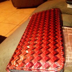 Red And Black Wallet 