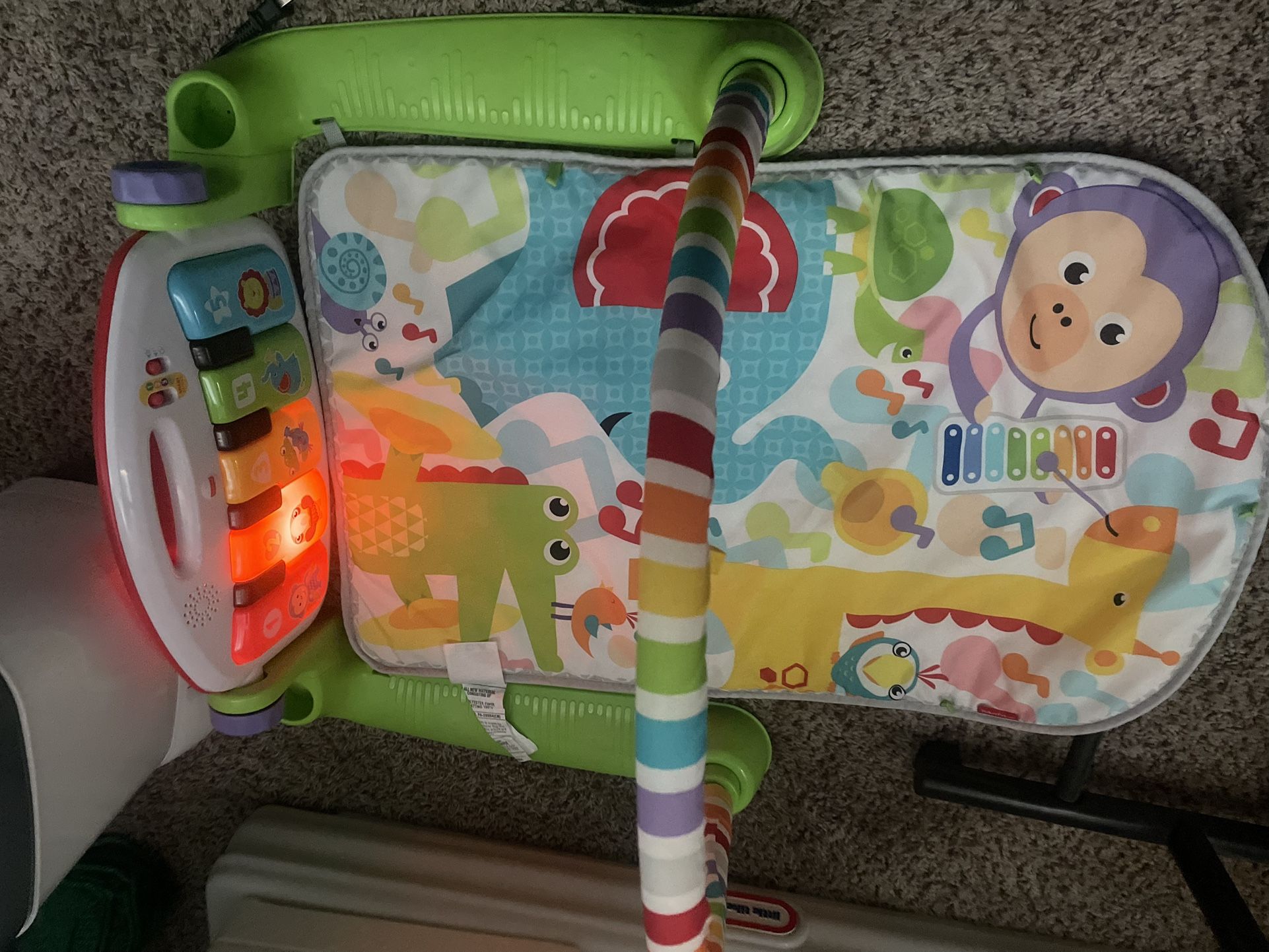 Piano Lay Down Baby Mat