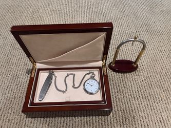 Vintage Belair Swiss Pocket Watch Set