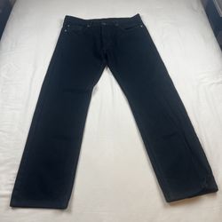 Levi’s 505 Men’s Straight Leg Jeans Black 36x32