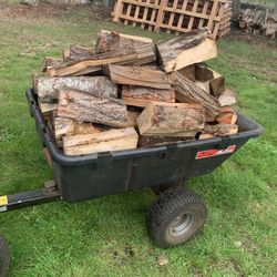 Trailer Of Seasonal Fire Wood.