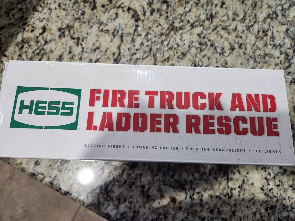 Hess Fire Truck And Rescue Ladder..