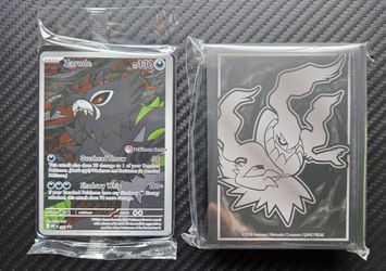 Pokemon Pitch Black Zarude pokemon center promo w/sleeves Read Description