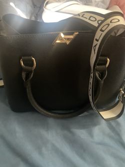 aldo black purse