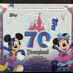 2025 Topps Disneyland 70th Anniversary Hobby Box Sealed