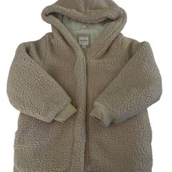 Cat & Jack Fleece Winter Coat Jacket Kids Size Large (10/12)
