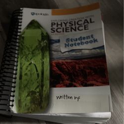 Slightly Used Physical Science Notebook 