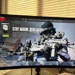 24in Curved Samsung Monitor 