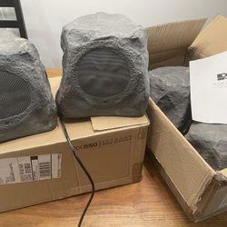Outdoor rock Speakers - OSD RX550 Slate Color